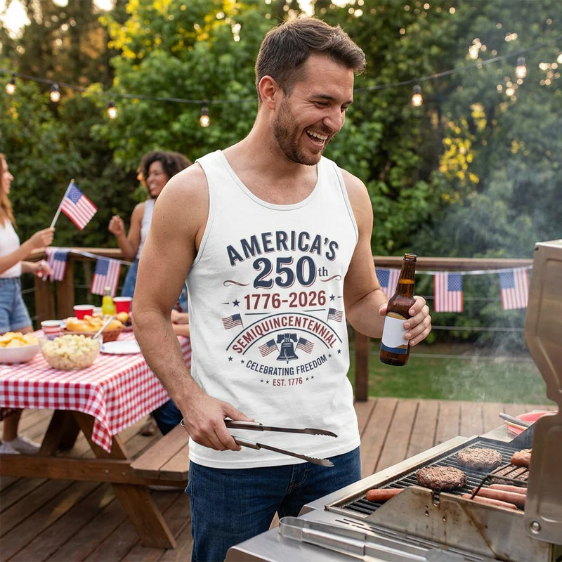 America's 250th Tank Top - 1776–2026 Semiquincentennial Celebration